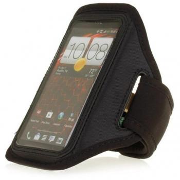 Universal Teléfono Móvil/Smartphone brazo unidad funda, de bolsillo, de deportes Armband para fitness y tiempo libre, brazo del Envío de 28 40 cm, dimensiones interiores 15,5 x 8,5 cm, negro
