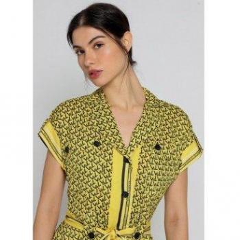 Vestido Corto Amarillo Victorio & Lucchino