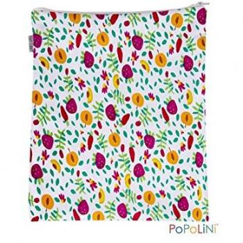 Popolini para pañales saco de con cierre de cremallera Blumen Bunt Talla:31 x 38 cm