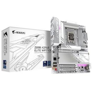 Gigabyte Z890 AORUS ELITE WIFI7 ICE Intel LGA 1851 DDR5 ATX White Motherboard