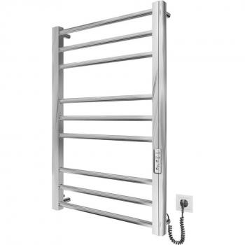 Radiador Toallero Eléctrico Premium Classic Mario 100W Bajo Consumo Acero Inoxidable 80x50 cm