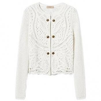 Twinset Women's White Knit Cardigan, Size S