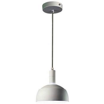 Lámpara Colgante LED Moderna E14 con Pantalla de Aluminio Blanco Ø180mm VT-7100