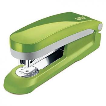 Grapadora Novus Evolution E25 - Verde con capacidad para 25 hojas y profundidad de 53 mm