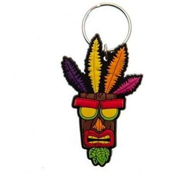 Pyramid International RK38869C Crash Bandicoot - Llavero Aku Aku, Multicolor, 6.5 cm