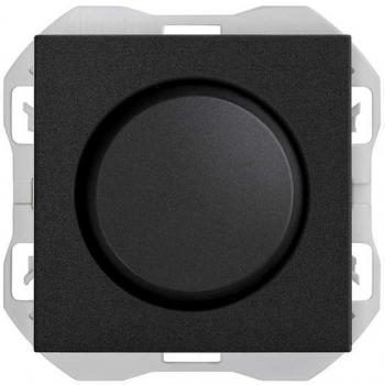 Regulador rotativo Simon 270 CF 2H Negro Mate