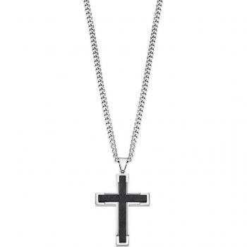 Collar Lotus Style LS2256-1/2 Men In Black Acero Hombre