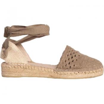 Alpargata plana Corina para mujer M4321 color taupe