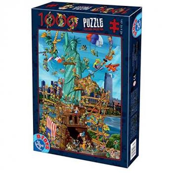 Puzzle Colección de Dibujos Animados - Nueva York (1000 Piezas)