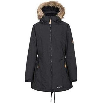 Trespass Celebrity - Chaqueta impermeable para mujer con capucha extraíble, Mujer, FAJKRAN20004_BLKXL, negro, XL