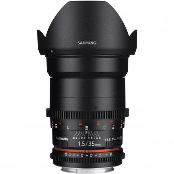 Samyang F1312910101 - Objetivo para vídeo VDSLR para Fuji X