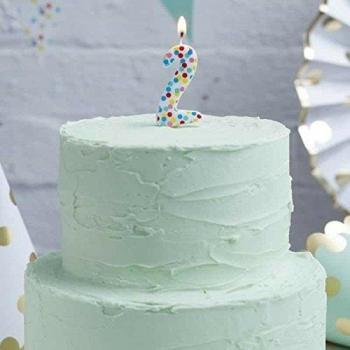 Pick and Mix - Polka Dot Candle Number 2