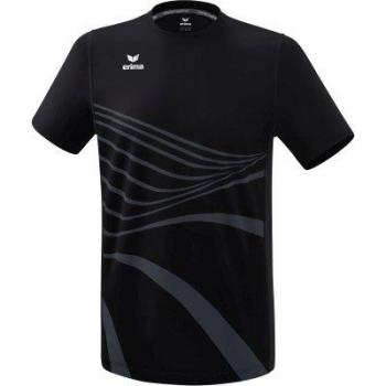 Erima Racing Short Sleeve T-Shirt for Men - Black