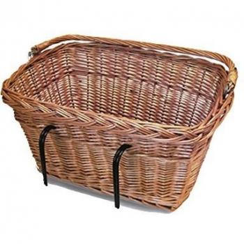 Basil Davos Front Cestino in vimini, Unisex, Marrone, Taglia Unica
