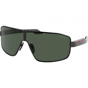 Prada Linea Rossa PS54YS 1BO06U Men's Sunglasses Black Size 74 Geometric