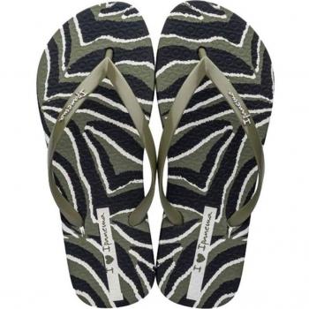 Chanclas para Mujer Animal Print Ipanema Negro