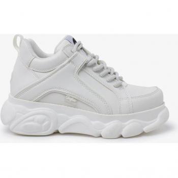 Buffalo CLD Corin Zapatillas de Mujer con Plataforma, Color Blanco, Altura de Plataforma 5 cm