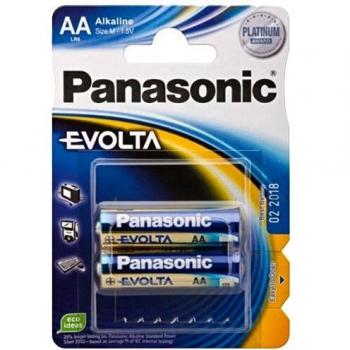 Panasonic Evolta AA LR6EGE/2BP - Pilas alcalinas, 1,5 V, 2 unidades, color azul