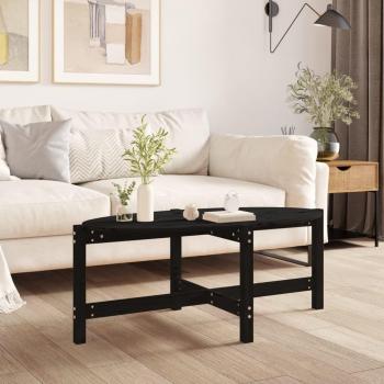 Mesa de centro de madera maciza de pino 118x63x45 cm Natural, Blanco, Gris - Mesita de Salón o Comedor o Auxiliar Mesa de Café Meuble Salón; Mesa de centro de madera maciza de
