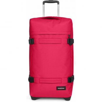 Eastpak - Maleta mediana Transit'R M blanda con capacidad para 78 L en color Strawberry Pink