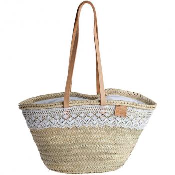 Bolso Mujer EDM Nova Hoja de palma Encaje 48,5 x 29,5 cm