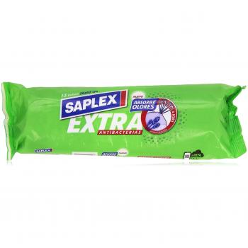 Bolsa de basura saplex extra antibacte.15