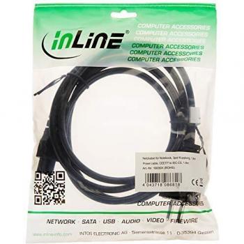 InLine 16656X - Cable AC para portátil