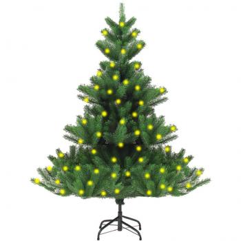 Pre-lit Green Nordmann Fir Artificial Christmas Tree 180 cm