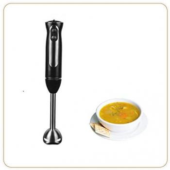 Batidora de Inmersión Speed Inox 600W con 8 Velocidades y Turbo - LITTLE BALANCE LB8459