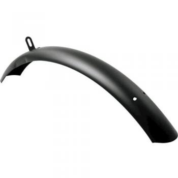 Guardabarros delantera para bicicleta de acero 26 pulgadas negro mate