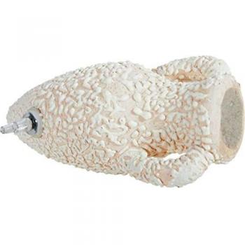 Ánfora decorativa para acuarios Zolux Koral con difusor de aire 5 x 5,5 x 10 cm