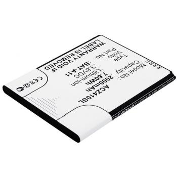 subtel® Batería para Acer Liquid Z410 - 2000mAh batería de repuesto BAT-A11