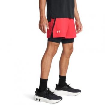 Under Armour Pantalones Cortos Launch 5 pulgadas 2 en 1 para hombre