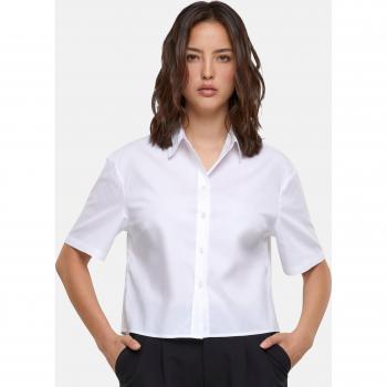 Urban Classics Women's White Oversized Short-Sleeved Shirt, XS to 3XL