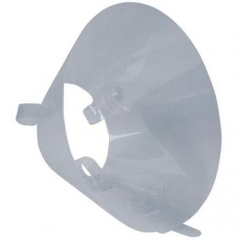 Collar Isabelino Transparente Ajustable 30cm para Perros y Gatos - Protección Post-Operatoria Confortable
