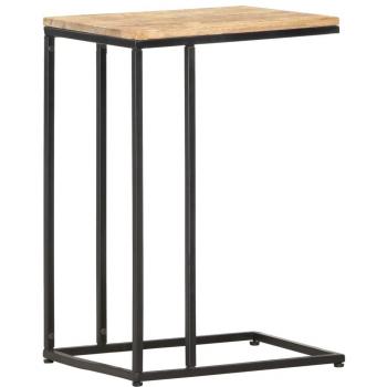 Mesa auxiliar de madera maciza de mango 35x45x65 cm