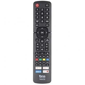 TM Electron TMURC350 Mando a Distancia Universal Compatible con televisores Hisense, con Botones de Acceso Directo a Plataformas Digitales