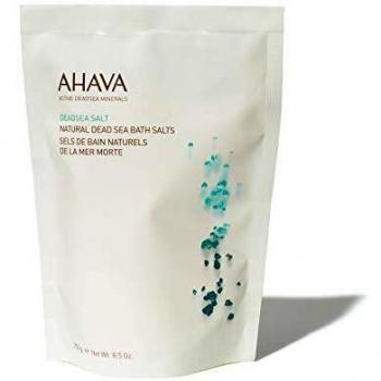 Ahava Natural Dead Sea Bath Salts 250gr 100% Dead-Sea Salt Natural Muscle Relaxer - Mineral Spa in Your Home