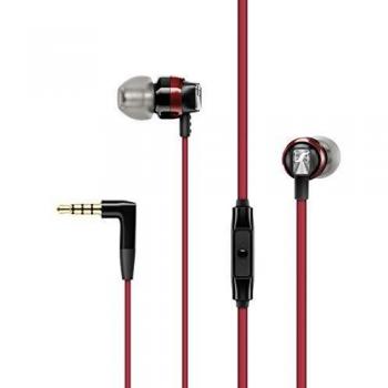 Sennheiser CX 300S - Auriculares intraurales con control remoto inteligente universal, color rojo, Único
