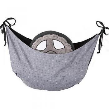 One Grace Place Teyo's Tires Toy Bag, Black and Grey by One Grace Place