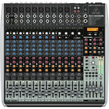 Behringer XENYX QX2442USB Premium 24-Input 4/2-Bus Mixer with XENYX Mic Preamps & Compressors, Klark Teknik Multi-FX Processor, Wireless Option and USB