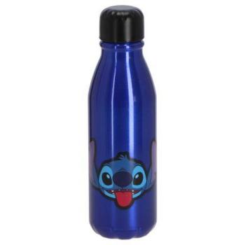 Botella de Aluminio Disney Lilo & Stitch 600 ml, Sin BPA, Reutilizable, Con Boquilla y Cierre de Seguridad para Niños y Niñas