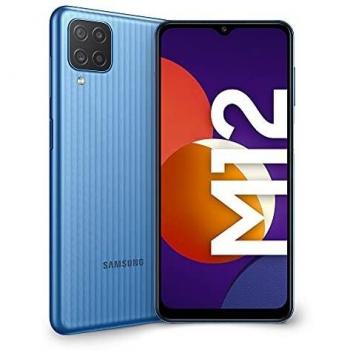 Samsung Galaxy M12, 4GB RAM/64GB, Color Azul, Dual SIM (Modelo: SM-M127F)