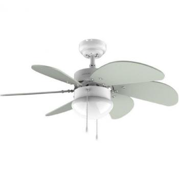 EnergySilence Aero 3600 Vision Mint Ventilador de Techo con Luz LED 50W 3 Velocidades Verde Cecotec