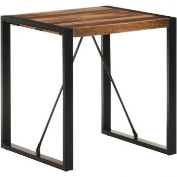 Solid Acacia Wood Square Dining Table 27.6x27.6x29.5