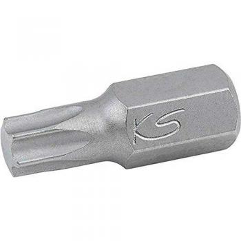 Punta de atornillar KS Tools Torx T27, 10mm, 30mm de longitud, acero niquelado