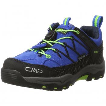 CMP Rigel Low Wp, Botas de Senderismo Low Rise Unisex Niños, Turquesa