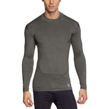 NIKE - Camiseta de compresión para hombre, tamaño S, color gris / negro