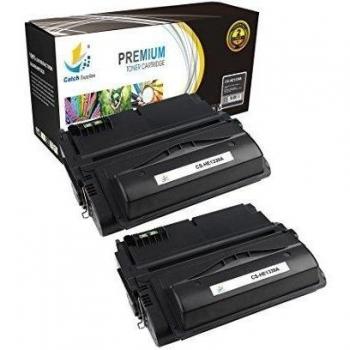 CatchSupplies reemplazo Q1339A Cartucho de tóner Negro 2 Pack para la serie HP 39A | 20.000 rendimiento | compatible con la impresora HP LaserJet 4300, 4300dtn, 4300dtns, 4300dtnsl, 4300n, y 4300tn