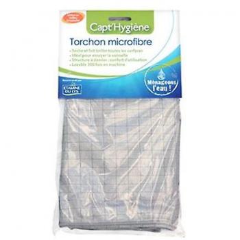 Paño de Microfibra Capt Hygiene - 1 unidad, alta capacidad de absorción, suave al tacto, resistente y duradero, ideal para limpieza en seco y húmedo